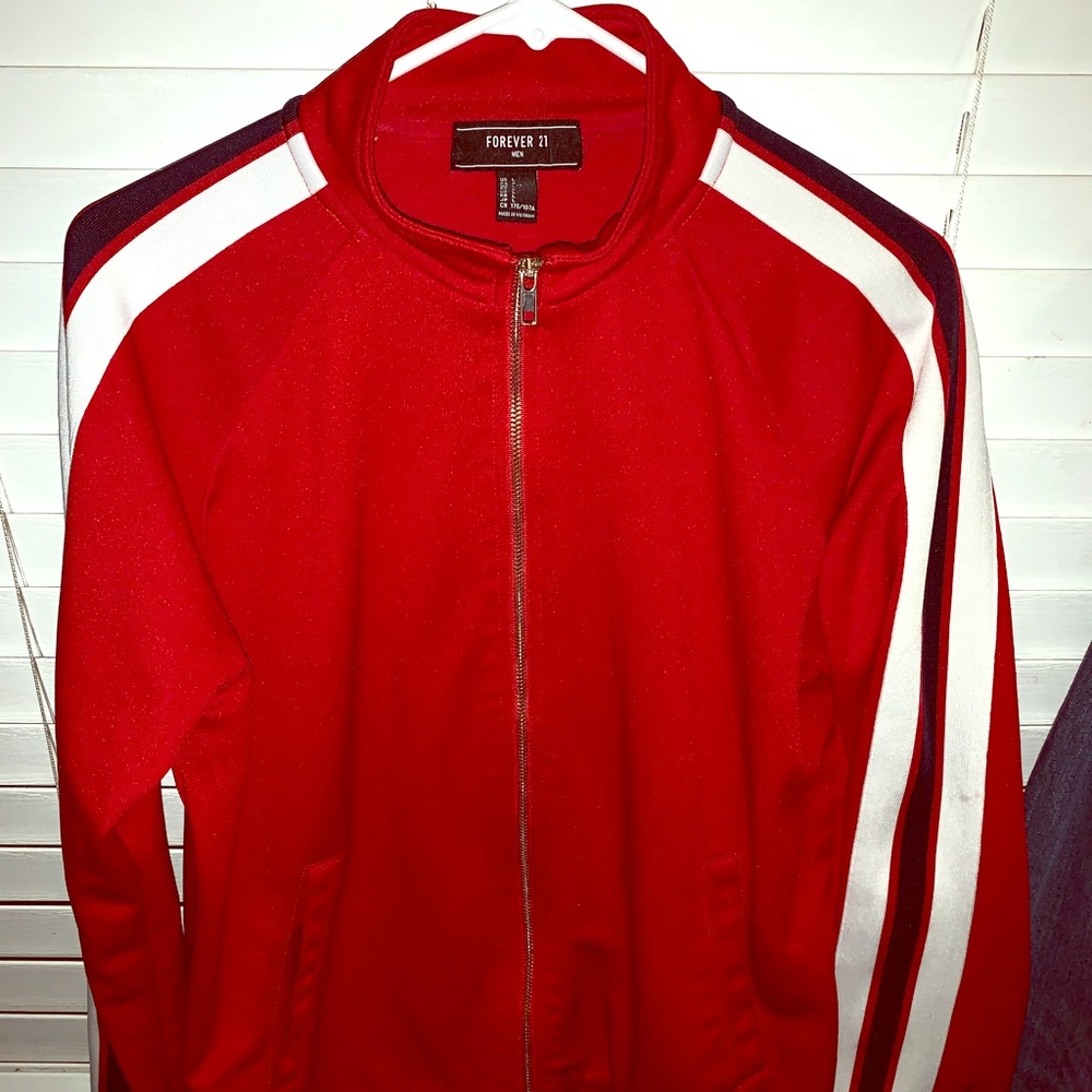 I’m selling a red performance jacket!